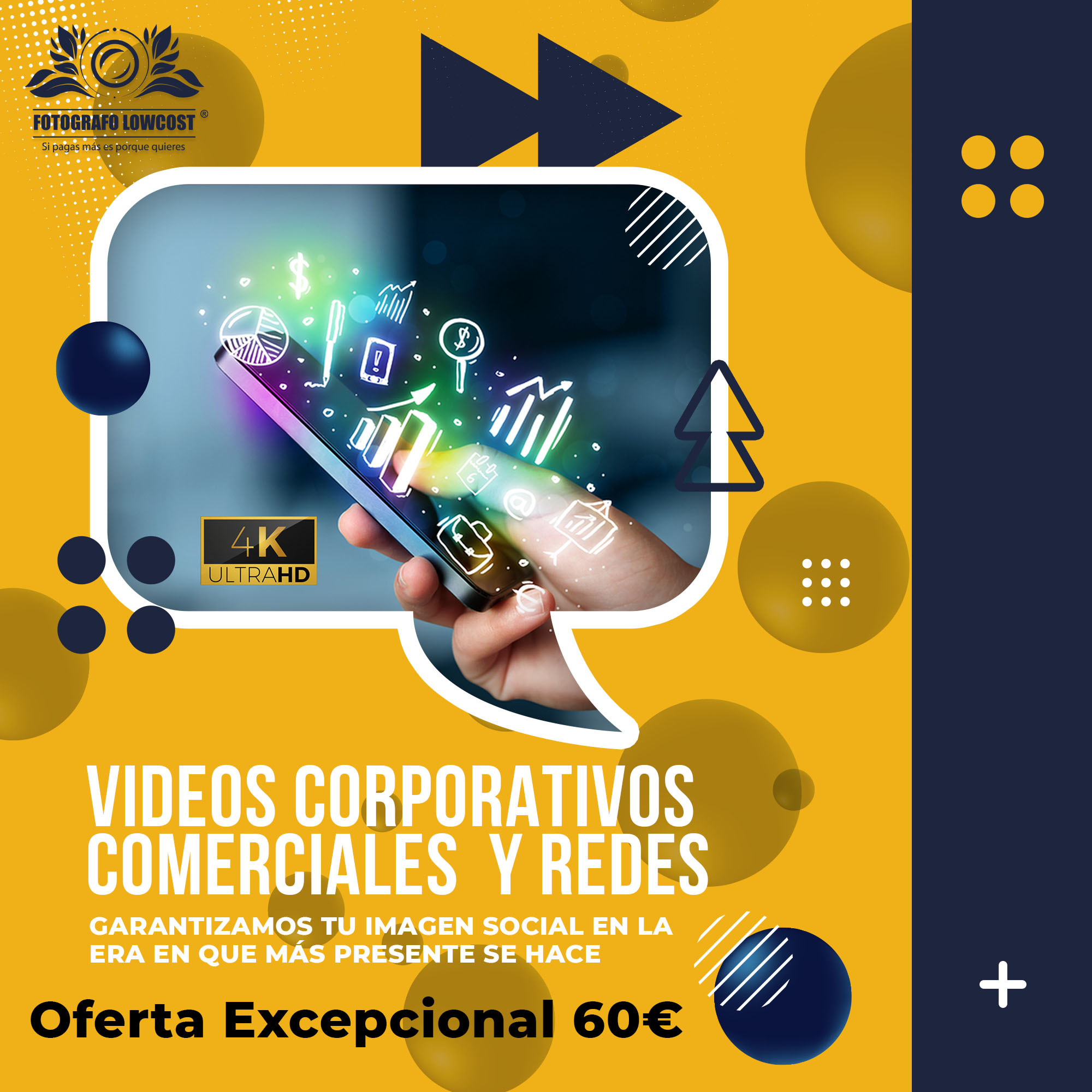 fotografo en videos para empresas Low Cost Zafra 